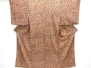 大正ロマン　紋錦紗花唐草模様着物